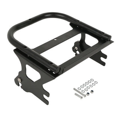 Black Chopped Trunk Mount Rack Fit For Harley Electra Street Road Glide 97-08 07