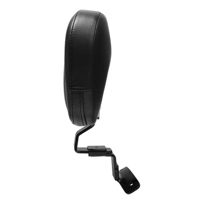 Black Driver Rider Backrest Pad Fit For Harley Road King Street Glide 2009-2023