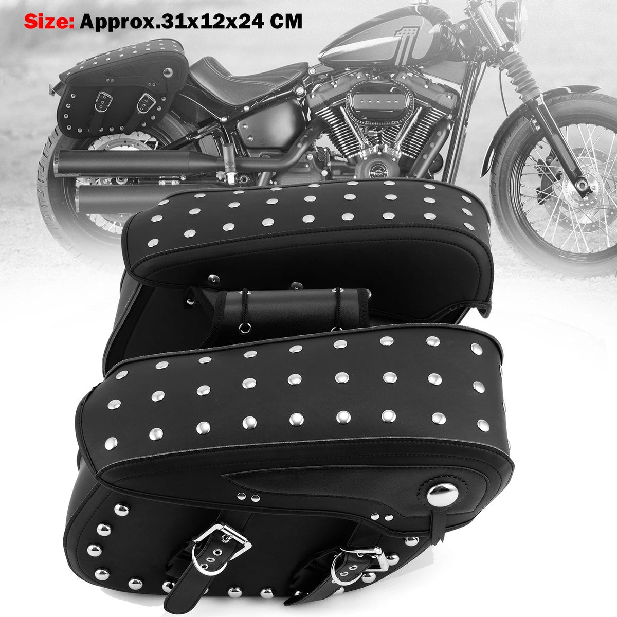 Motorcycle Saddlebags Side Luggage Saddle Bags For Honda Harley Suzuki Yamaha