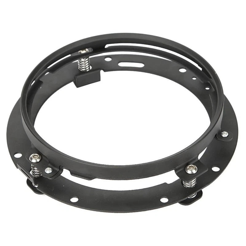 Motorcycle Auto 7" 7 inch Headlight Bracket For Car Headlamp Mount Ring Black