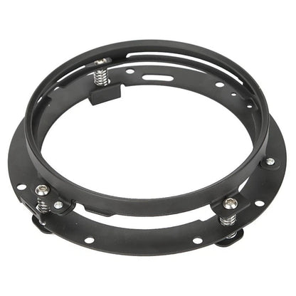 Motorcycle Auto 7" 7 inch Headlight Bracket For Car Headlamp Mount Ring Black