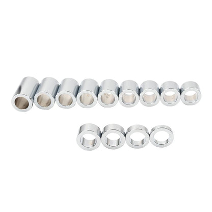 Chrome Wheel Axle Spacer Kit ID 3/4" OD 1 1/8" Fit Harley Softail Dyna Road King