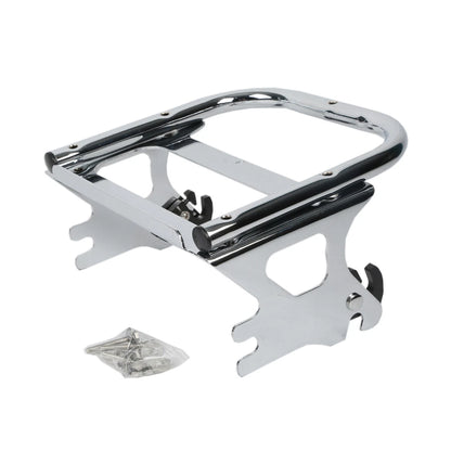 Matt Black Razor Trunk Pad Mount Rack Fit For Harley Touring Road Glide 97-2008