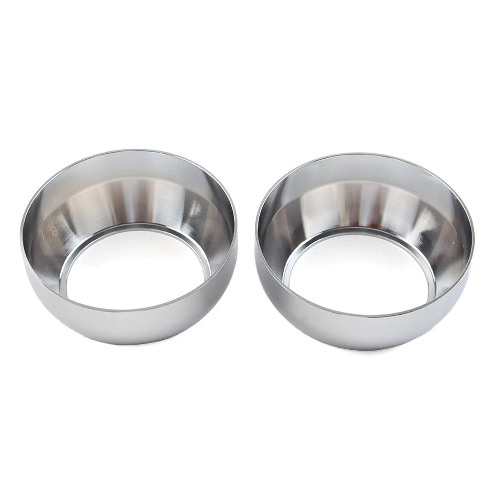US  Chrome Front Fork Boot Cap Covers 39mm For Harley Sportster Dyna FXR FXD us