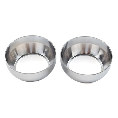 US  Chrome Front Fork Boot Cap Covers 39mm For Harley Sportster Dyna FXR FXD us