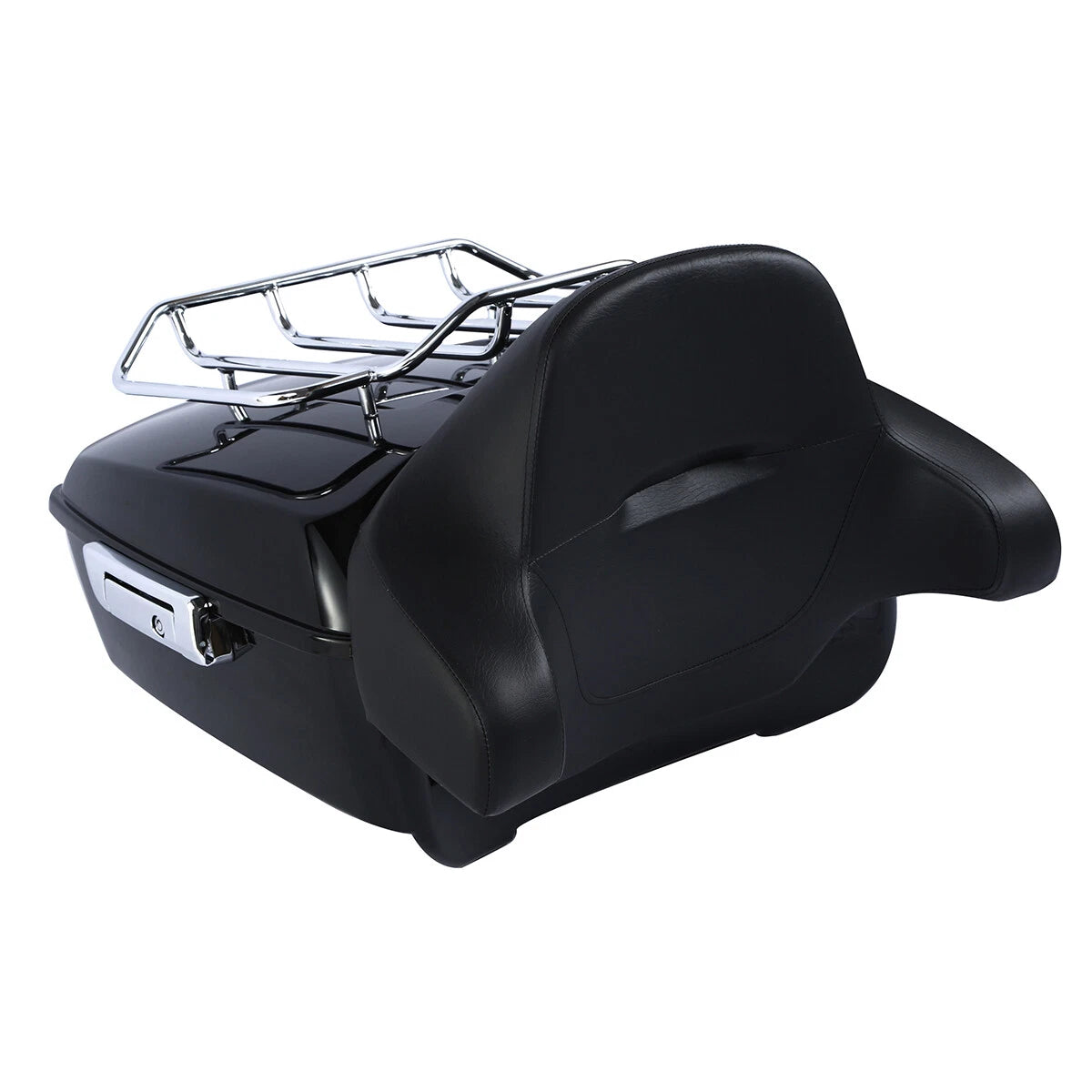 King Trunk Pad Mount Rack Fit For Harley Touring Electra Glide 1997-2008 Black