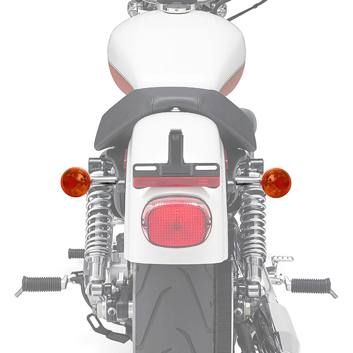 Rear Turn Signals Light Lamp Fit For Harley Sportster XL883 1200 1992-2016 2015