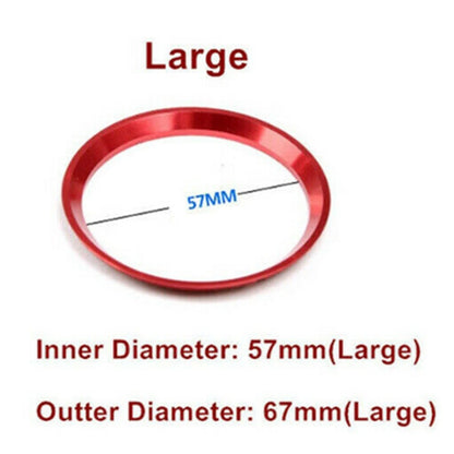 Steering Wheel Center Decor Ring Trim Cover Silver Fit Mercedes Benz C E CLA GLA