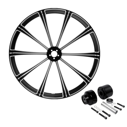 30'' Front Wheel Rim Single Disc Wheel Hub Fit For Harley Street Glide 08-25 ABS