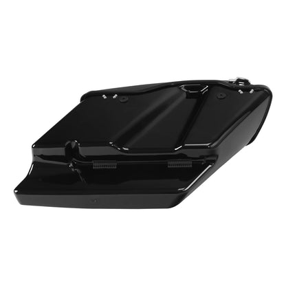 5" Stretched Saddlebags Dual 5x7" Speakers Cutout For Harley Electra Glide 14-Up