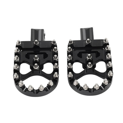 Rear Black  FootPeg Passenger Pedal For Harley FXBB FXLR FXLRS FXLRST FXST FLSB