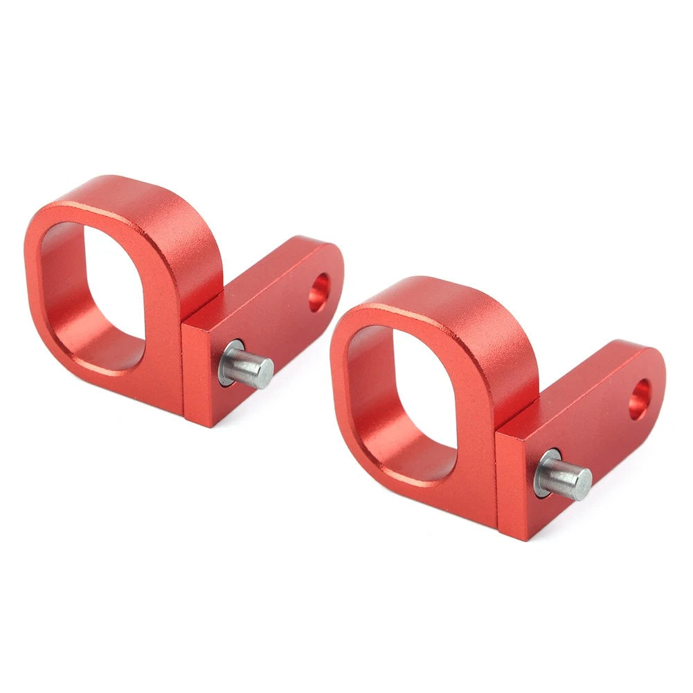 1 Pair Rear Brake Line Hose Clamp Aluminum For Suzuki DRZ400SM 2005-2022 Red
