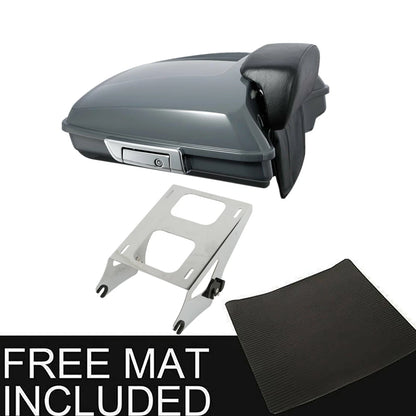 Razor Trunk Pad Mount Rack Fit For Harley Electra Glide 2014-Up 15 Gunship Gray