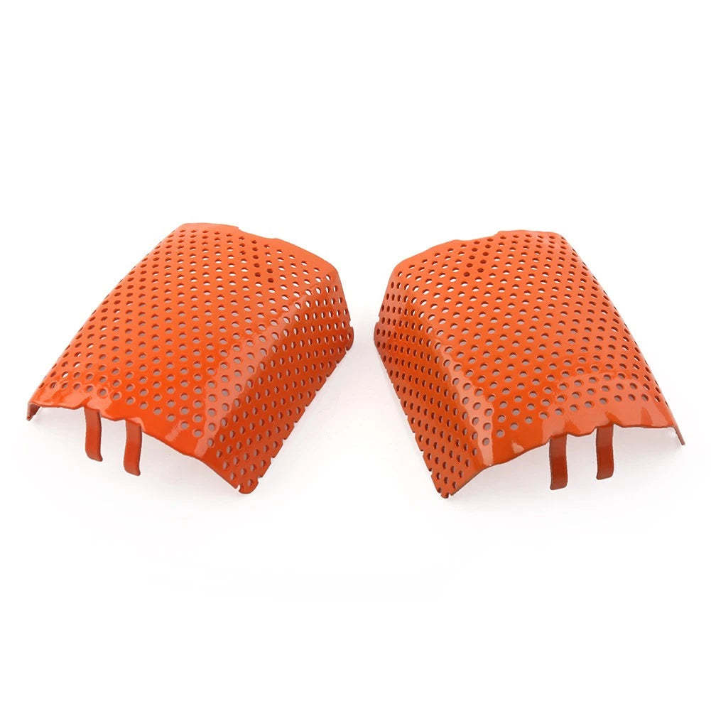 Front Caliper Screen Inserts Orange Fit Harley V-Rod & Touring 2006-2019 US 2Pcs