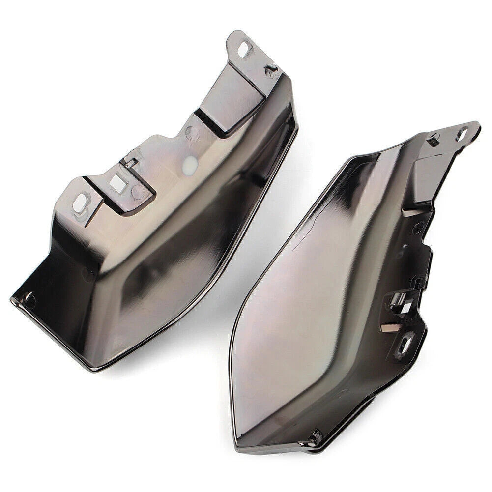 2PCS Heat Shield Mid-Frame Air Deflector Trim For Harley Street Glide 2009-2016