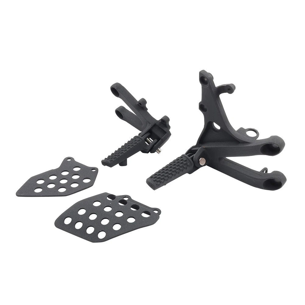 Front Driver Footrest Foot Pegs Bracket Set For Honda CBR600RR CBR 600RR 07-24