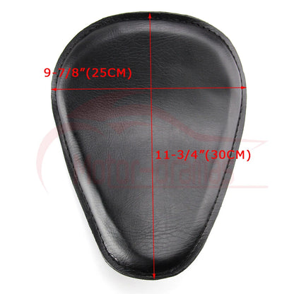 Black Motorcycle Solo Seat Springs For Harley Yamaha Honda Suzuki Bobber Chopper
