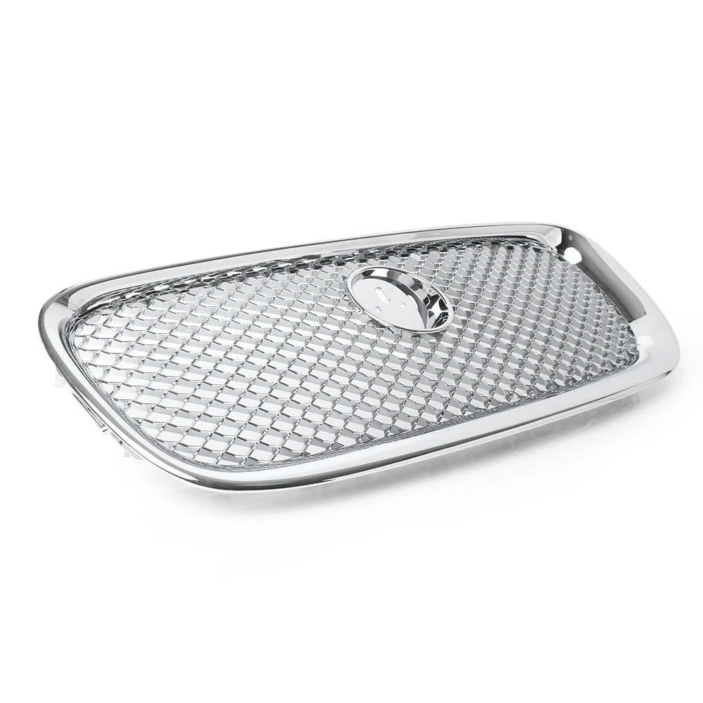 All Chrome Upper Grille Front Center Grill For Jaguar XF XFR 2012 2013 2014 2015