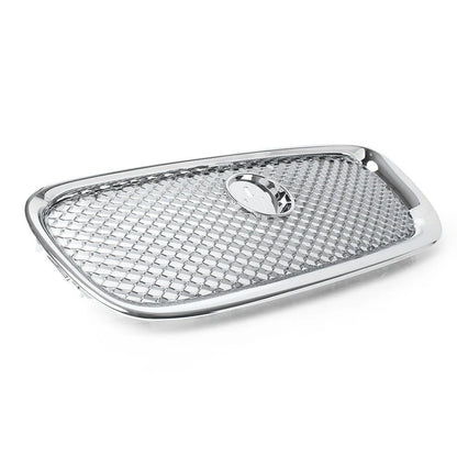 All Chrome Upper Grille Front Center Grill For Jaguar XF XFR 2012 2013 2014 2015