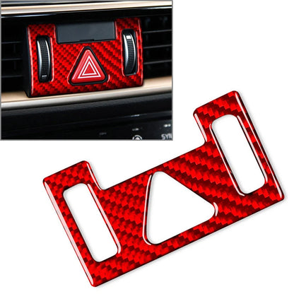 Carbon Fiber Red Mergency Light Button Frame Trim For Kia K3 Forte 2019-21 US US