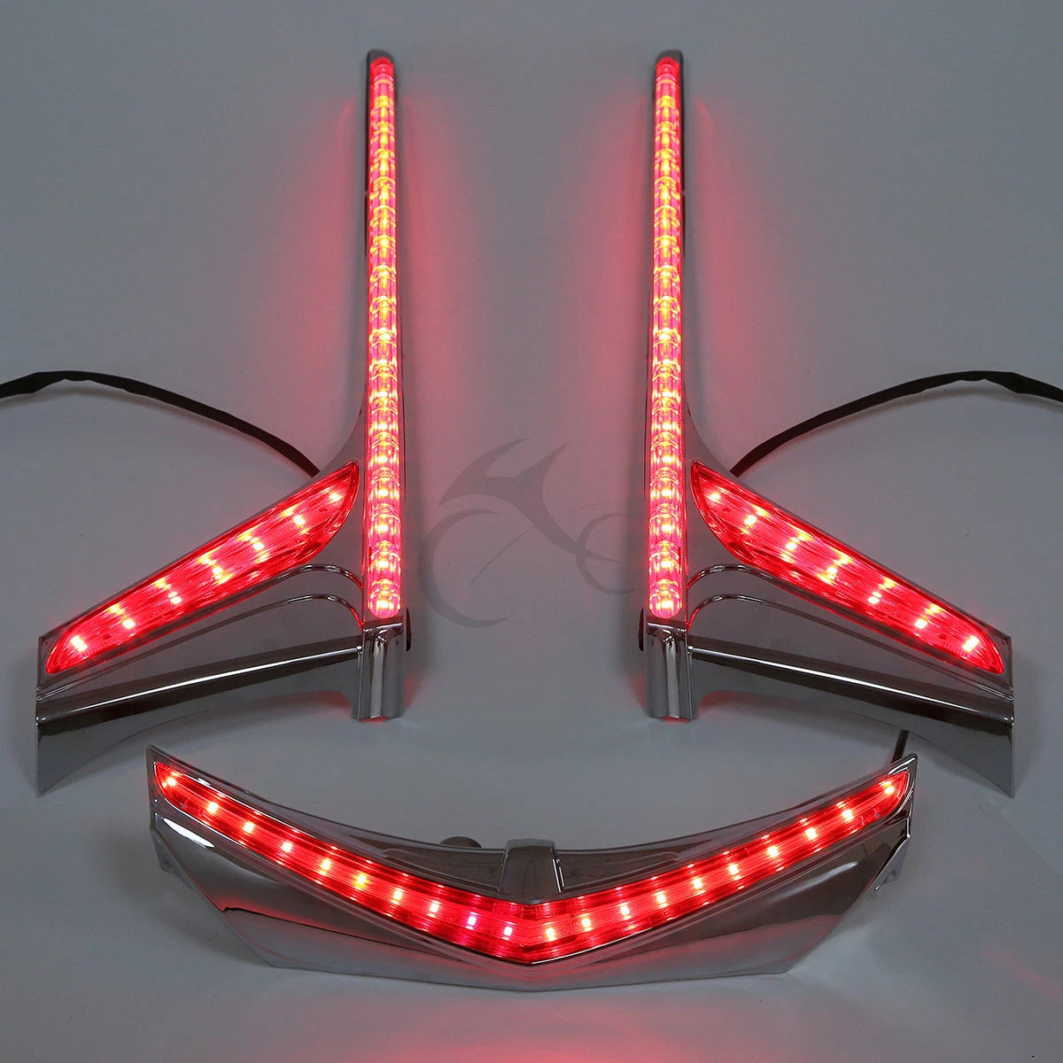 Fender Tip Accent Vertical Under Brake Turn Light For Honda GL1800 F6B 2012-2017