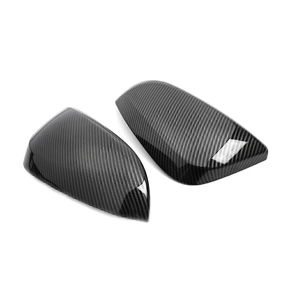Fit Toyota Hilux Revo 2015 - 2022 Style Side Door Mirror Cover Trim Carbon Fiber