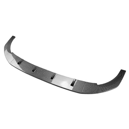 Carbon Fiber Look Front Bumper Lip Spoiler Splitter For VW Golf 8 CS R 2020-24