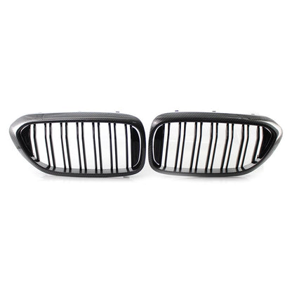 Carbon Fiber Style Front Grille for BMW 5 Series G30 G31 G38 530i 540i 17-19