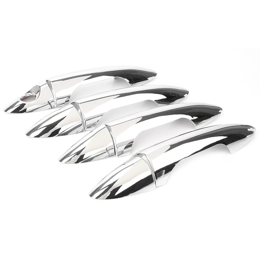 Door Handle Cover Molding Trim Chrome Fit Hyundai Accent Solaris Verna 2011-16