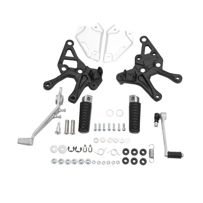 Front Driver Foot Pegs Pedals Bracket Fit For Kawasaki Z900 17-24 2018 2019 2020