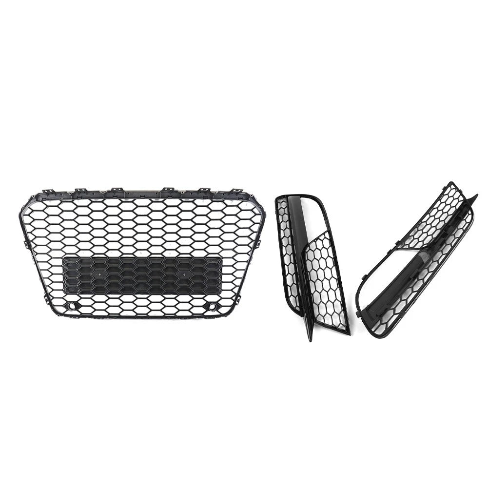 Front Bumper Radiator Grille With Fog Light Grille Cover For Audi A5 2012-2016