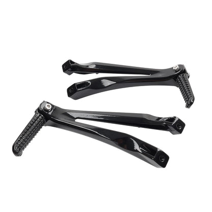 Rear Passenger Footrests Foot Pegs Bracket For Yamaha YZF R1 2004-2008 Black