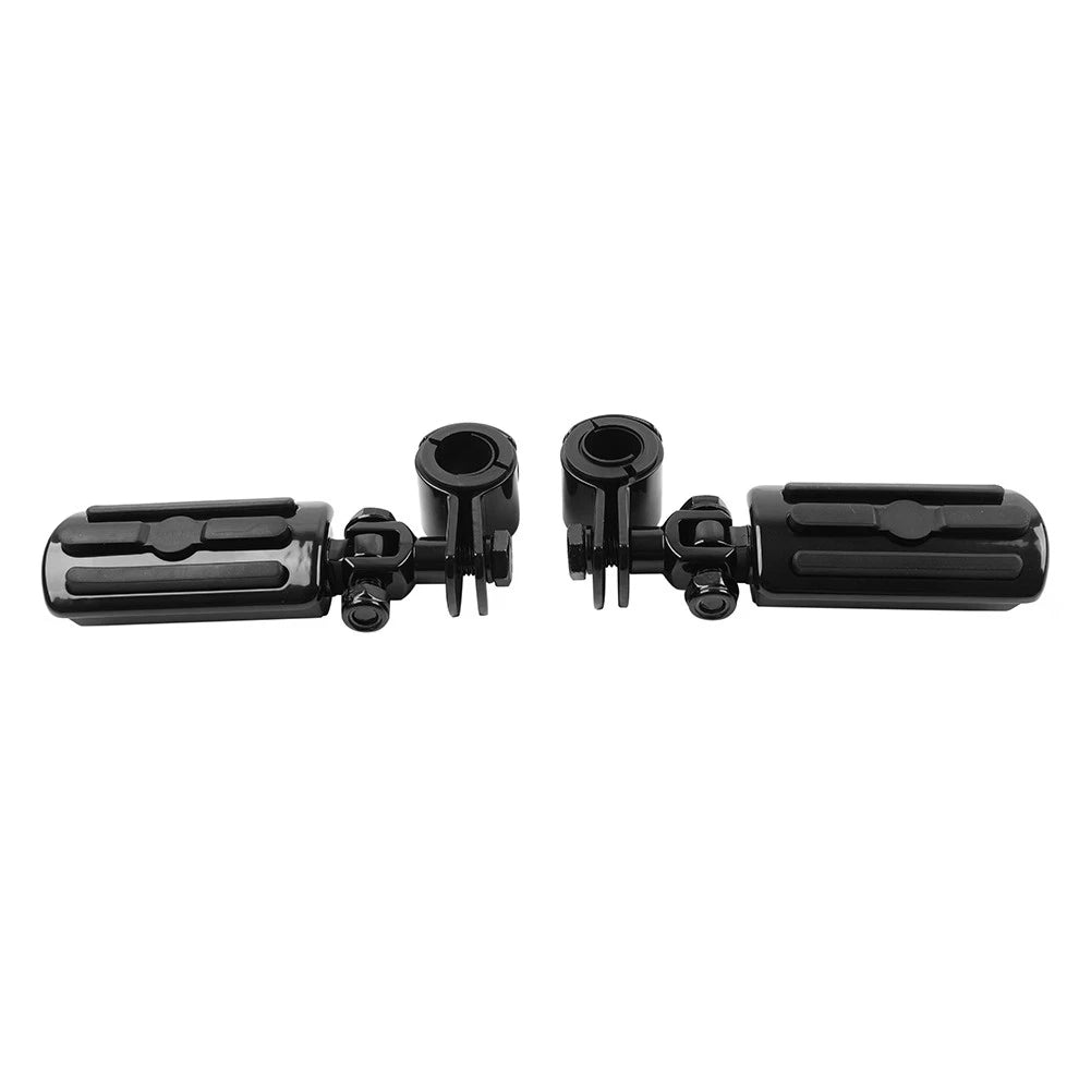 Motorcycle Highway Foot Pegs Rests 1" 1-1/4" Crash Bar Fit Harley Touring Fatboy
