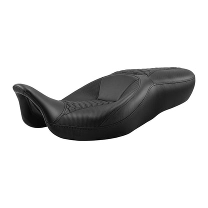 Black Rider Driver & Passenger Seat Fit For Harley Touring Models 2009-2023 2022