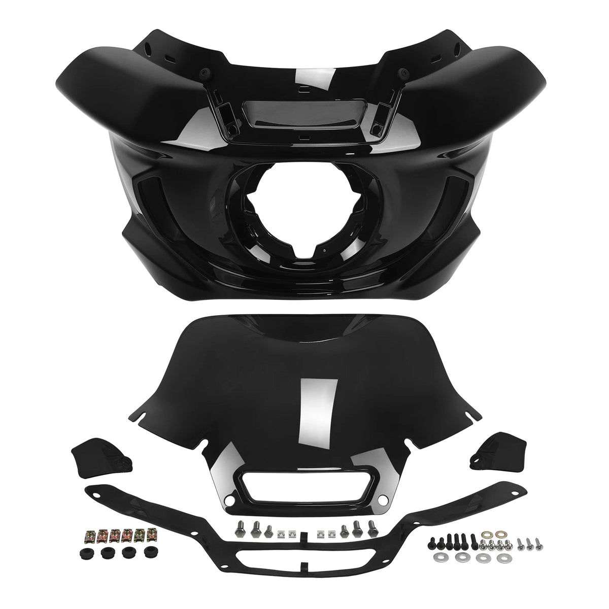 Headlight Fairings Windshield Bracket For Harley Street Bob Low Rider FXST 18-25