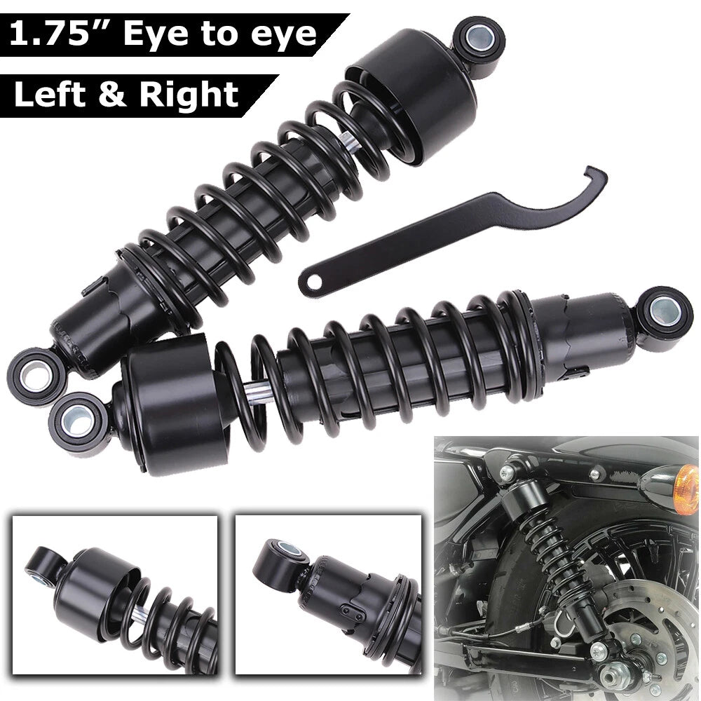 298mm 11.75" Rear Shocks For Harley Sportster Custom XL883 XL1200 1979-2012 FXR