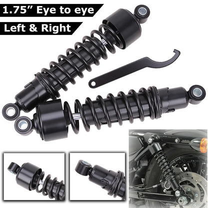 298mm 11.75" Rear Shocks For Harley Sportster Custom XL883 XL1200 1979-2012 FXR