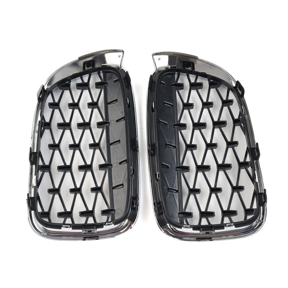 1 Pair Front Bumper Kidney Grille For BMW X3 F25 X4 F26 2014-2017