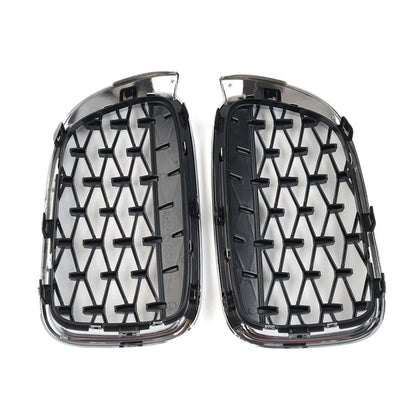 1 Pair Front Bumper Kidney Grille For BMW X3 F25 X4 F26 2014-2017