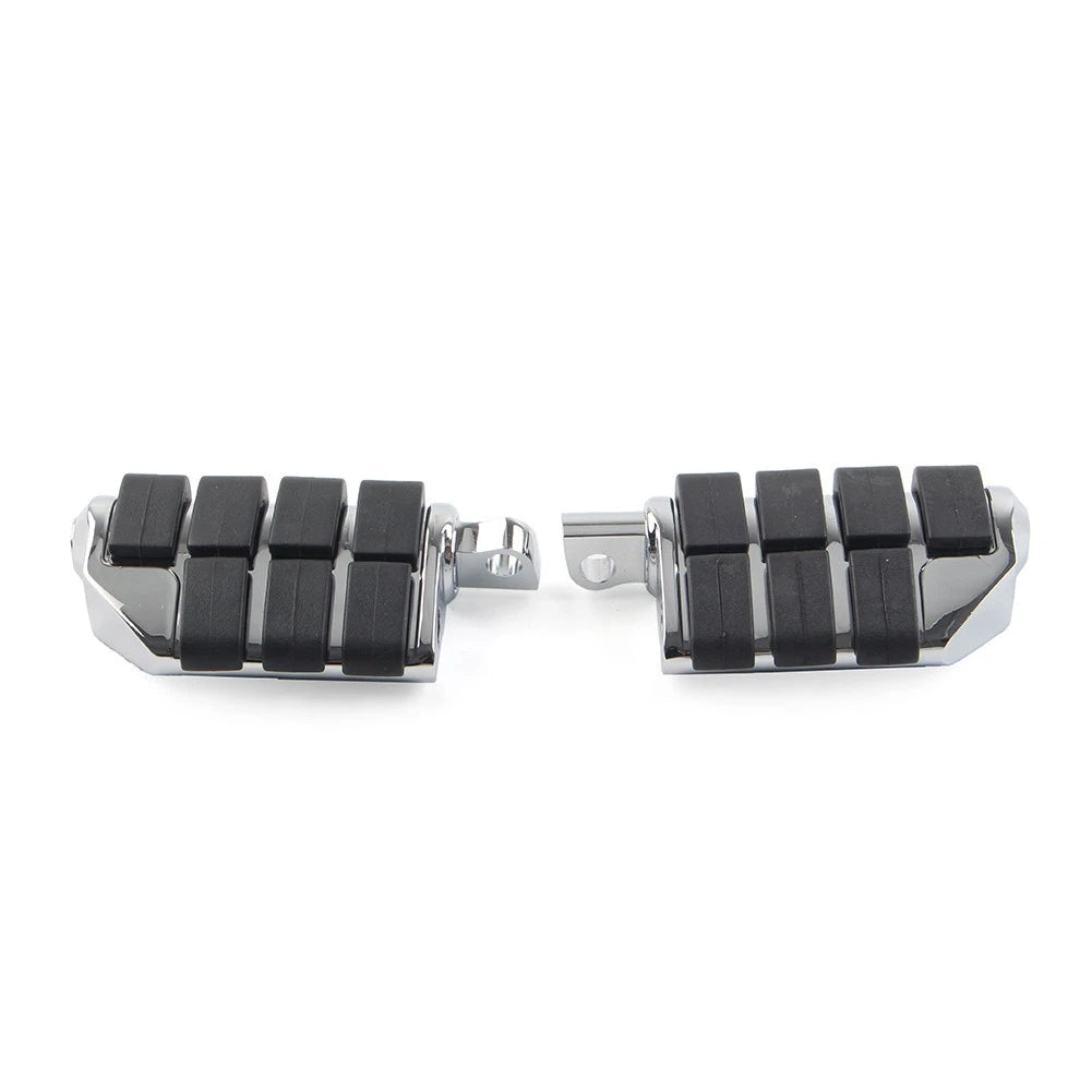 US 2PCS 32mm 1.25" Male Foot pegs Footrest Pedal For Harley Iron XL 883 Chrome