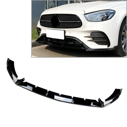 Front Bumper Lip Spoiler Splitters For Mercedes Benz E-Class W213 E260 E300 21+