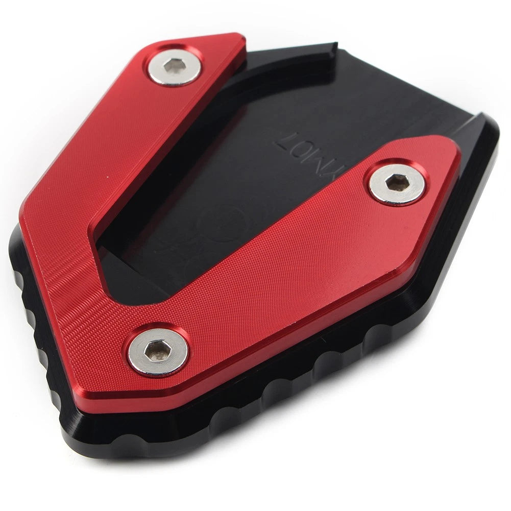 Kickstand Side Stand Enlarger Foot Plate Fit For Yamaha MT 07 FZ 07 2014-21 Red