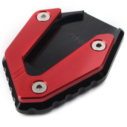 Kickstand Side Stand Enlarger Foot Plate Fit For Yamaha MT 07 FZ 07 2014-21 Red