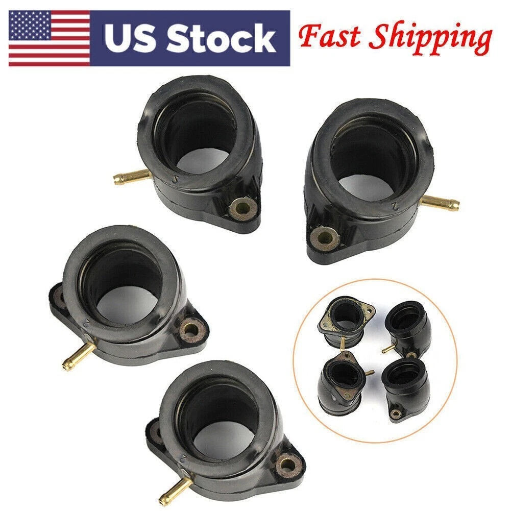 For Yamaha XS1100E/F/G/H Carburetor Adapter Holder Intake Manifold Boot Black