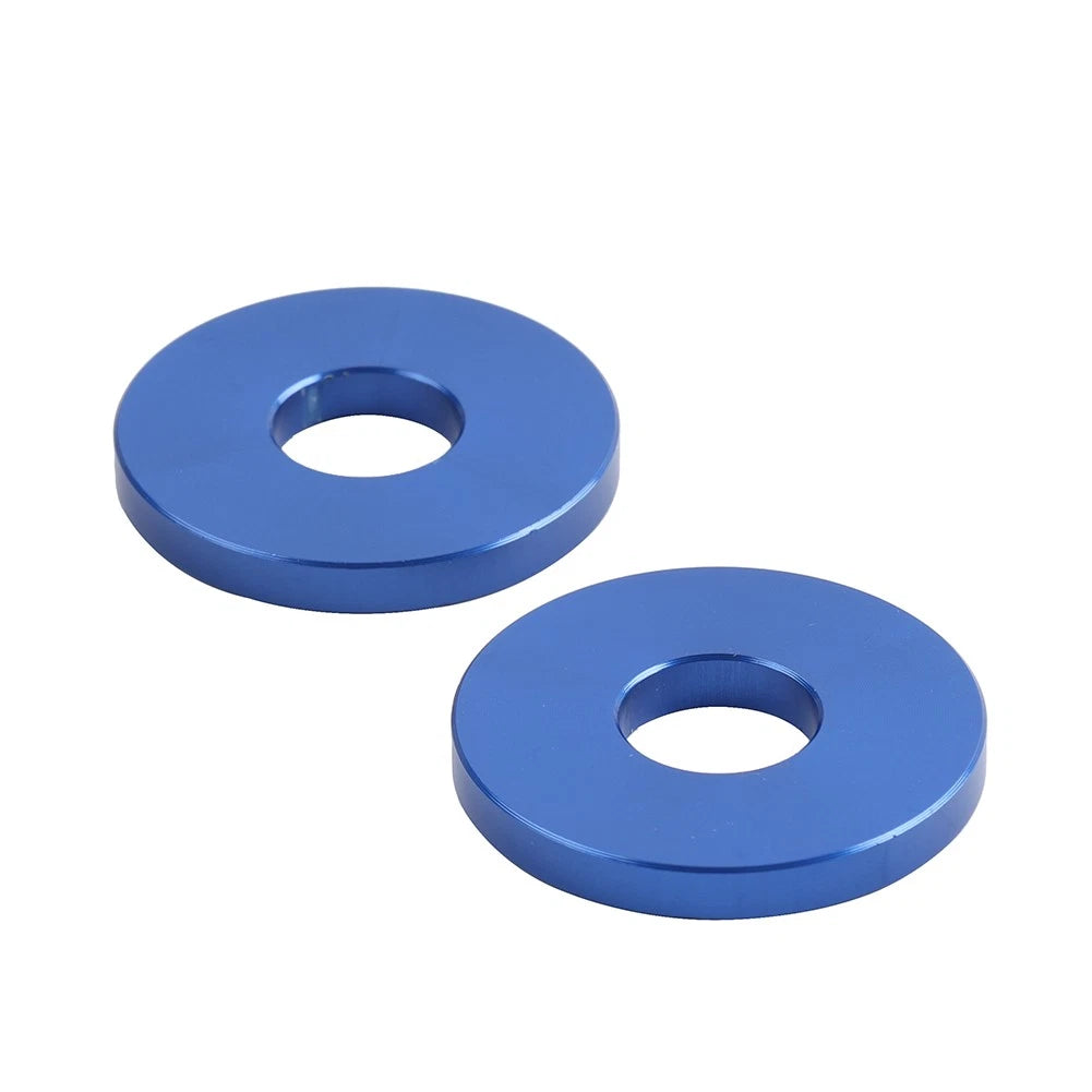 2x Engine Saddlebag Crash Bar Decor Spacer For Harley Softail Road King Blue