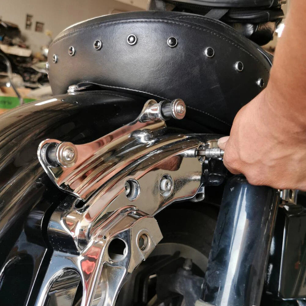 Chrome 4 Point Docking Hardware Kit For Harley Touring Models 2014-2021 52300353