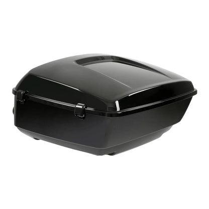 King Trunk Pad Rack Speakers For Harley Touring Electra Road Glide 2014-25 Black