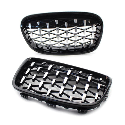 Front Black Grille Chrome  Meteor Latest Style Fit BMW 1 Series F20 F21 11-14