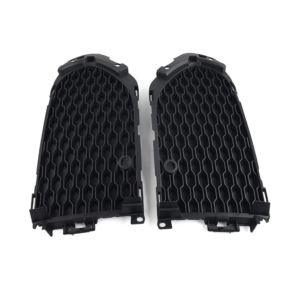 Closed Mesh Front Bumper Fog Light Lamp Grill With PDC For Jaguar F-Pace 2016-20