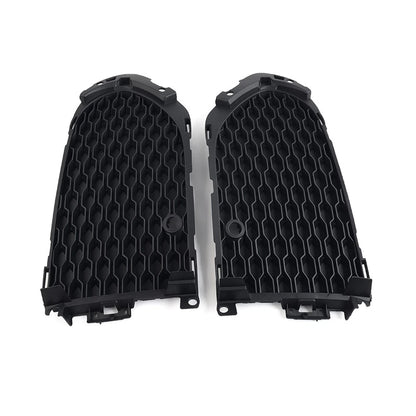 Closed Mesh Front Bumper Fog Light Lamp Grill With PDC For Jaguar F-Pace 2016-20